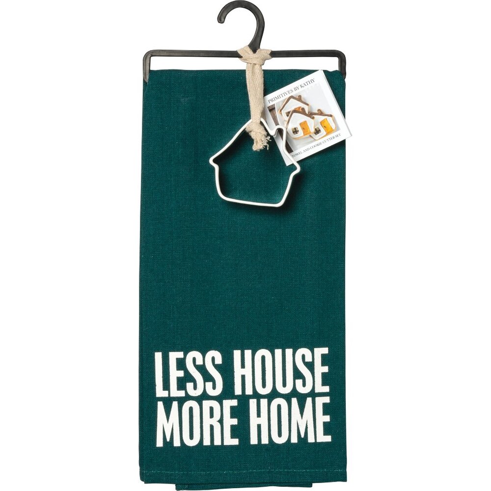 New Cotton Kitchen Dish Towel Box Sign Style with House Cookie Cutter